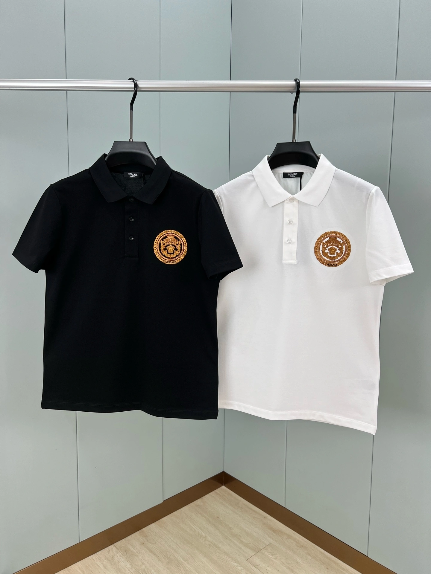 wg.luxury- V5rs135 embroidery Polo 2Colour item:E-F054B1653-2